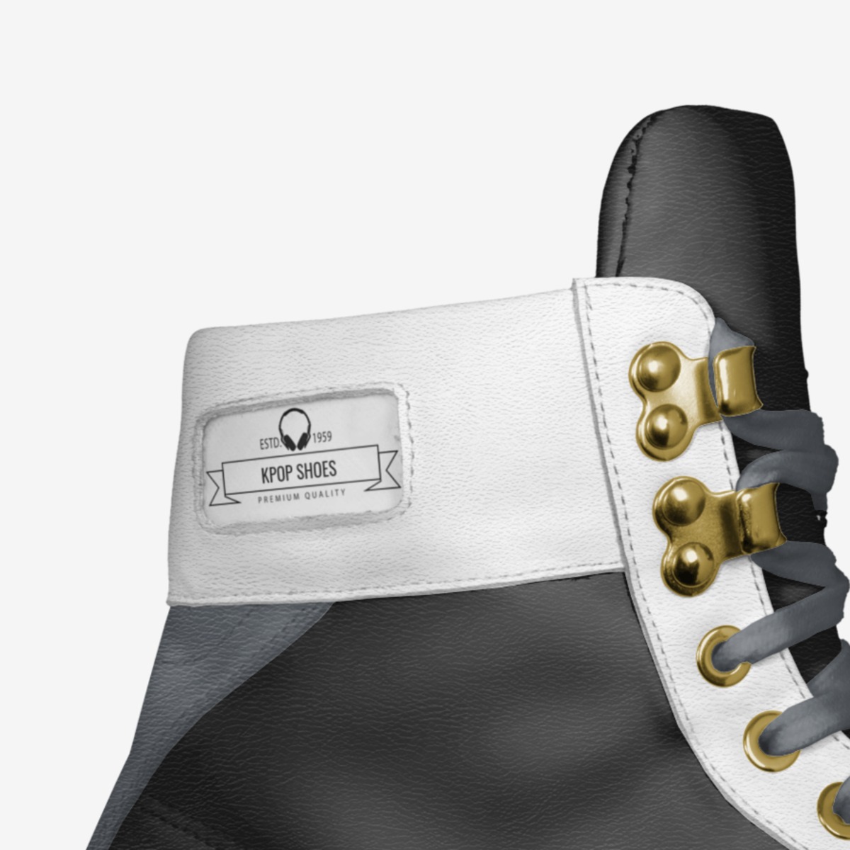 kpop shoes custom made in Italy shoes by Jawaher Lbrahim | Detail view