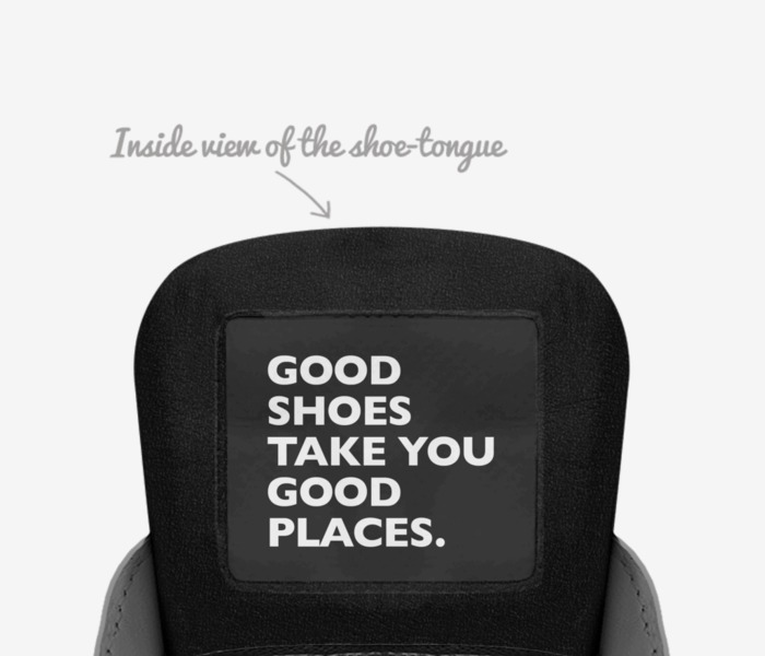 evos custom made in Italy shoes by Juan | Tongue view