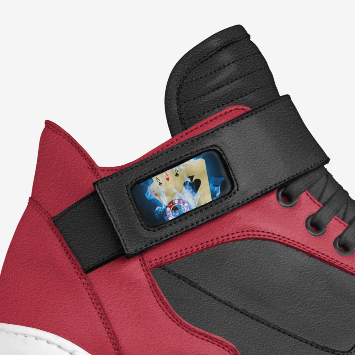 Snickers custom made in Italy shoes by Brandon Cleary | Detail view