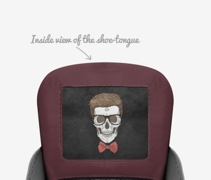 NL custom made in Italy shoes by David Smith | Tongue view