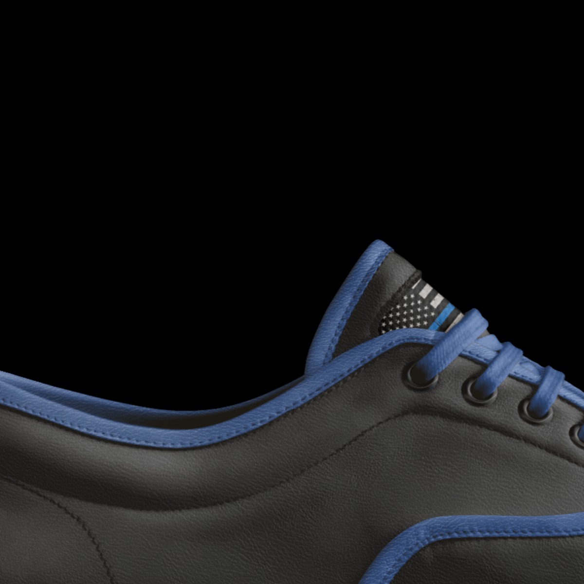 thin blue line nike shoes