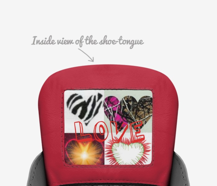 love  custom made in Italy shoes by Nora Payeton | Tongue view