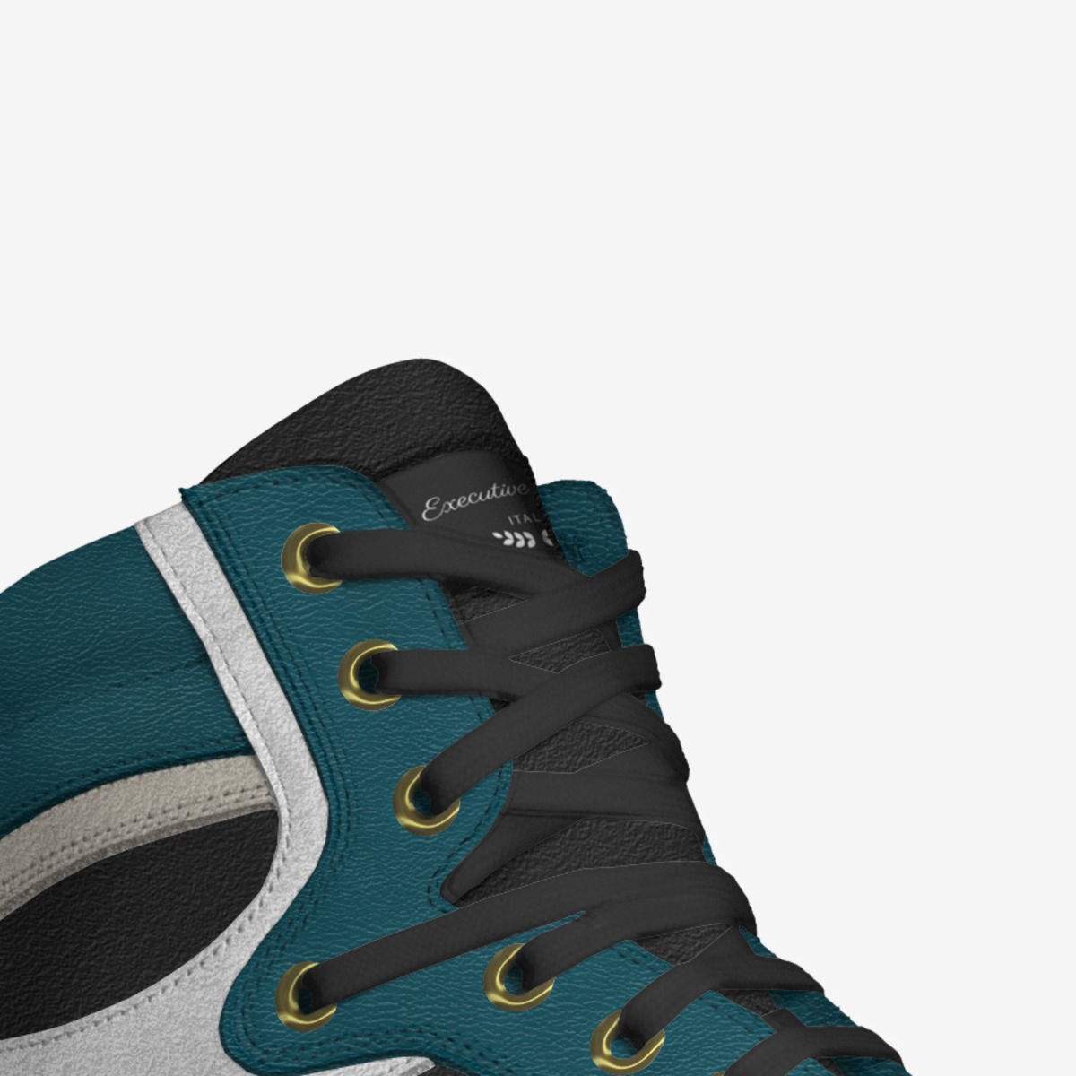 Executive Dons custom made in Italy shoes by Donald Woodson | Detail view