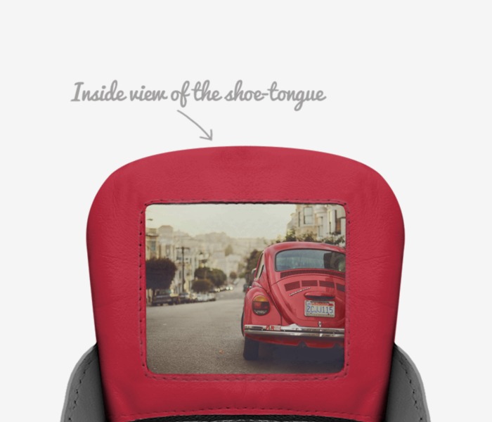 NL custom made in Italy shoes by David Smith | Tongue view