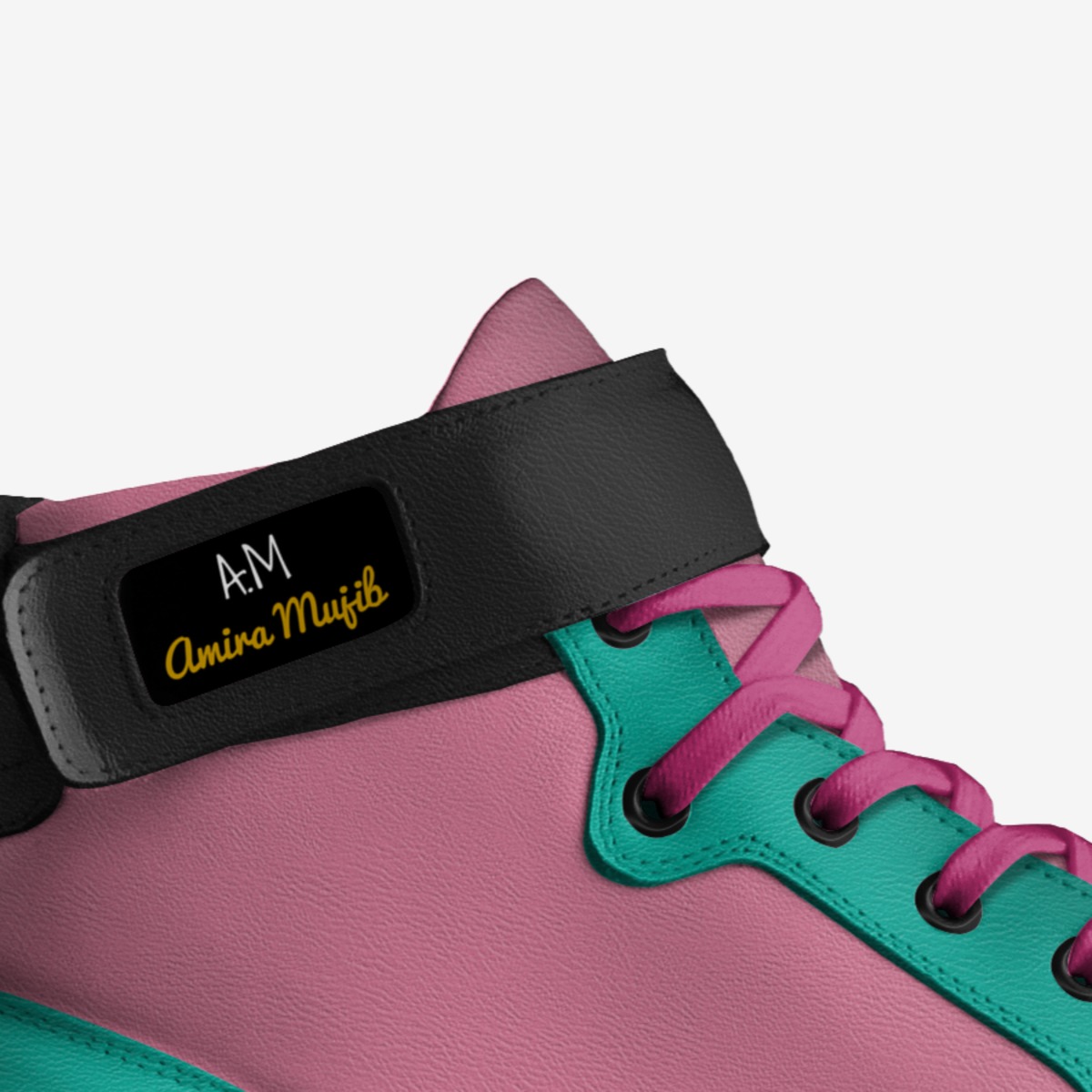 Amira Mujib custom made in Italy shoes by Mira Memora | Detail view