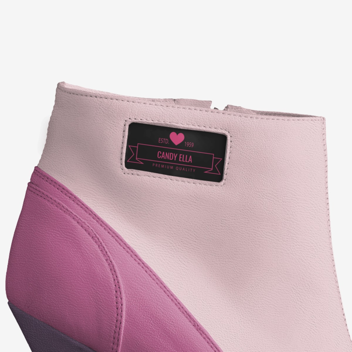 candy ella custom made in Italy shoes by Ella Rascoe | Detail view
