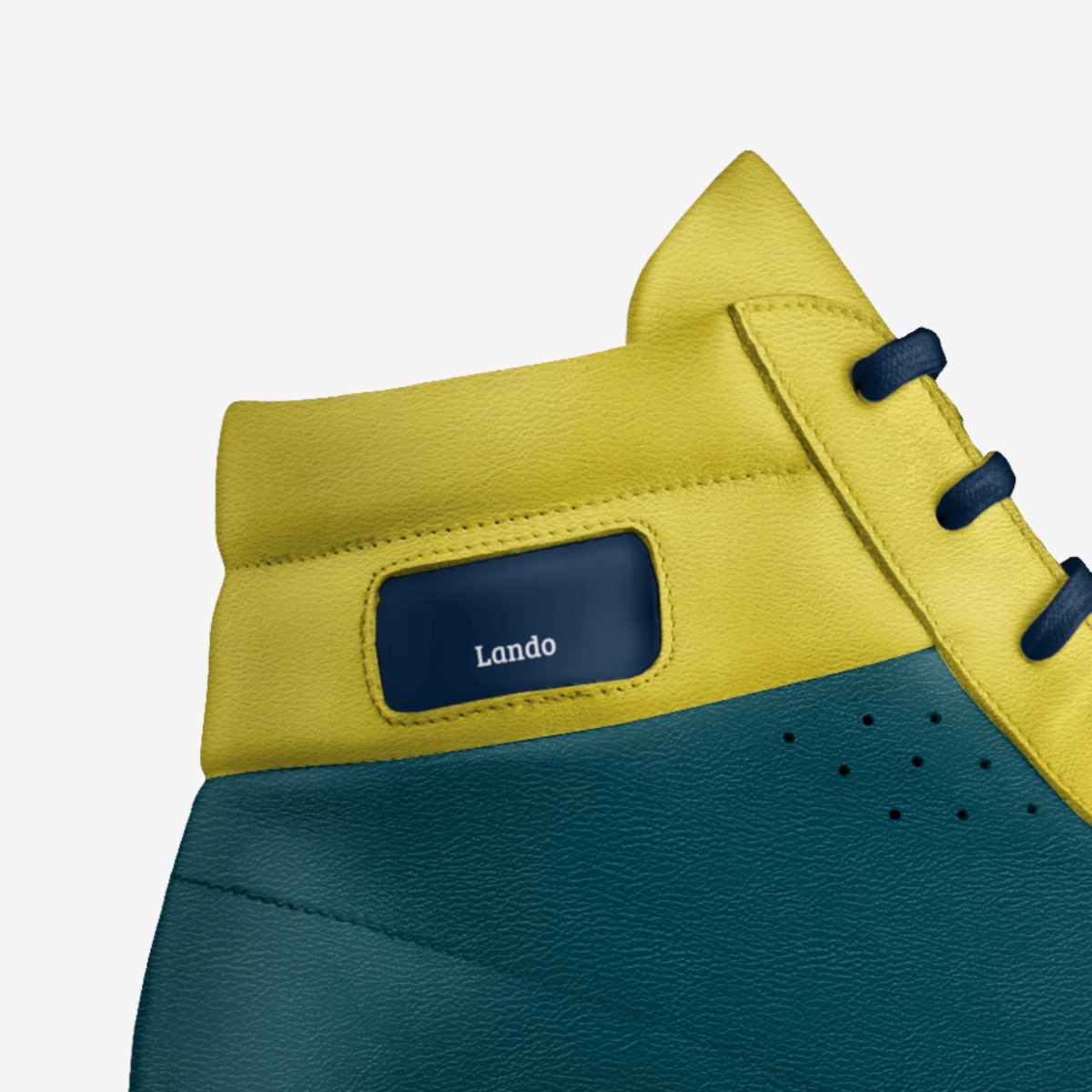 Lando custom made in Italy shoes by Landon Cartagena | Detail view