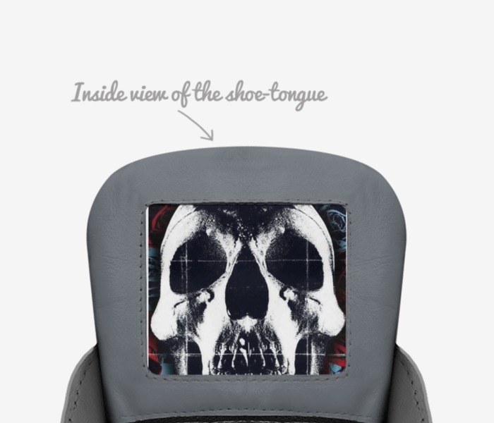 Deftones custom made in Italy shoes by Kayjay | Tongue view