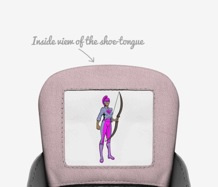 CupCake custom made in Italy shoes by Dominic Graves | Tongue view