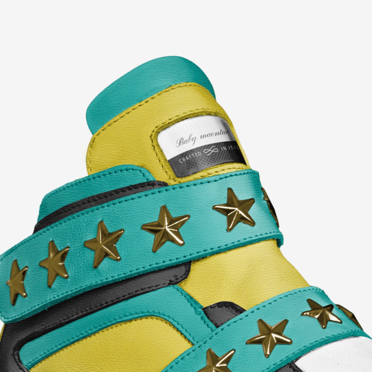 Baby maontae custom made in Italy shoes by Jenessaoxendine | Detail view