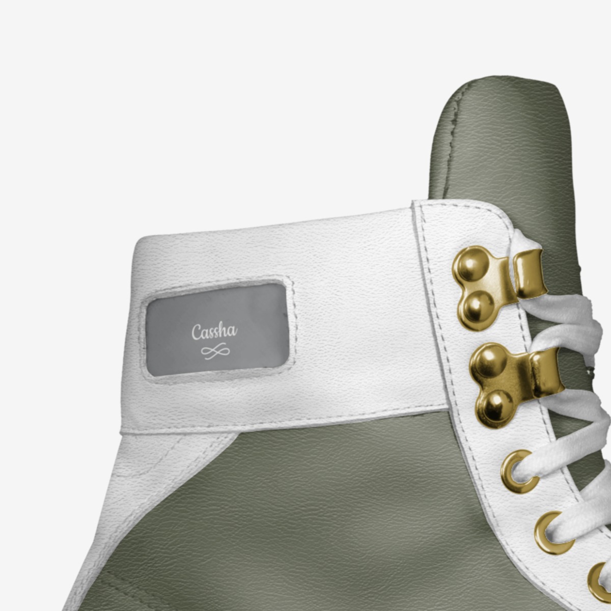 Cassha custom made in Italy shoes by Lafrances O'Neal | Detail view