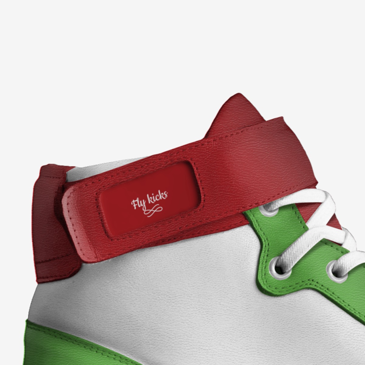 Fly kicks custom made in Italy shoes by David Burcham | Detail view