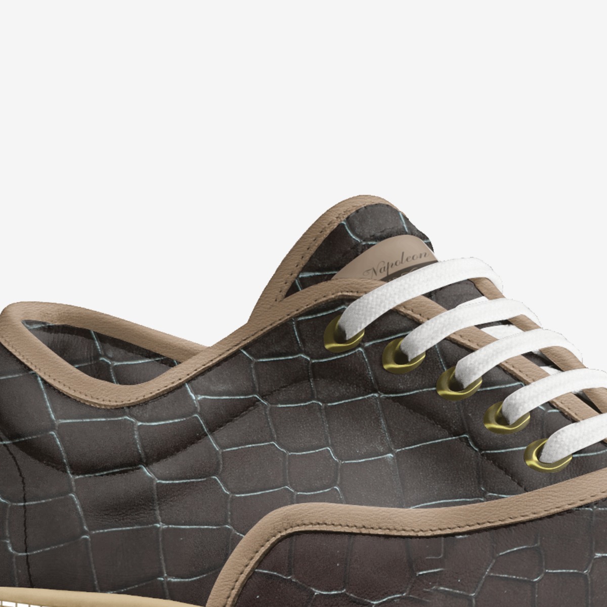 Napoleon III custom made in Italy shoes by Maal Napoleon | Detail view