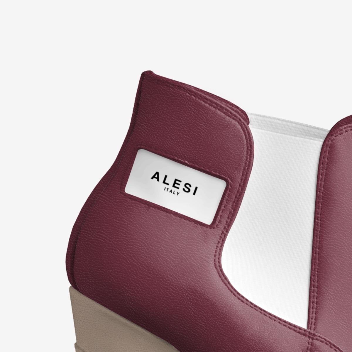 Alesi Wedge custom made in Italy shoes by Lonanthony Parker | Detail view