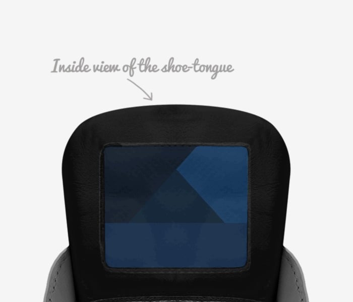 Odies custom made in Italy shoes by Wyatt Kendrick | Tongue view