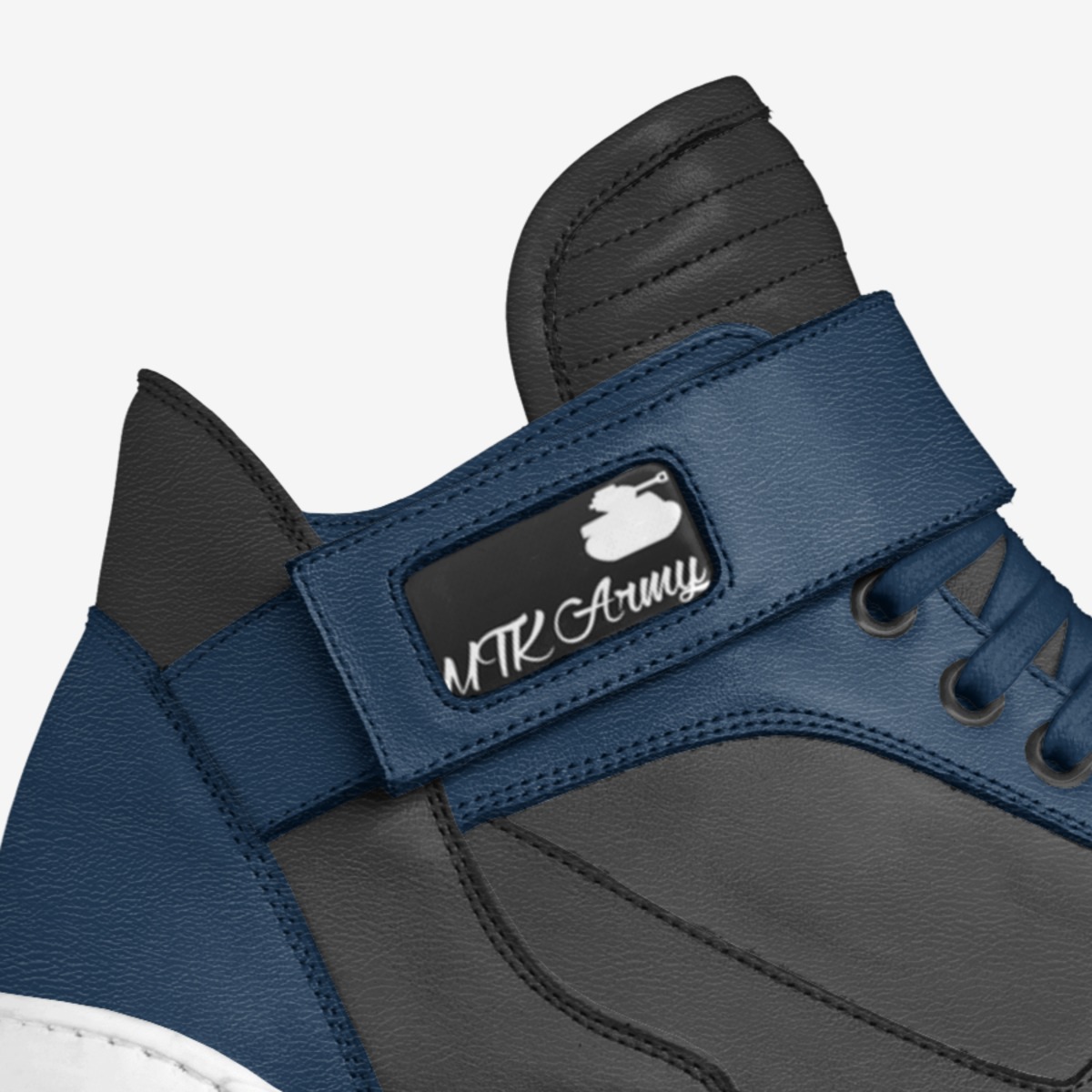 MTK Army II custom made in Italy shoes by Migz King | Detail view