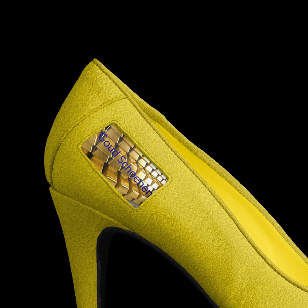 goud schoenen A Custom Shoe concept by Laaziz Belgium