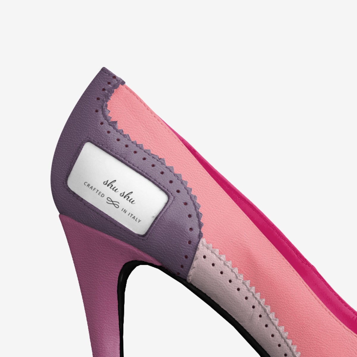 shu shu custom made in Italy shoes by Diana Doncheva | Detail view