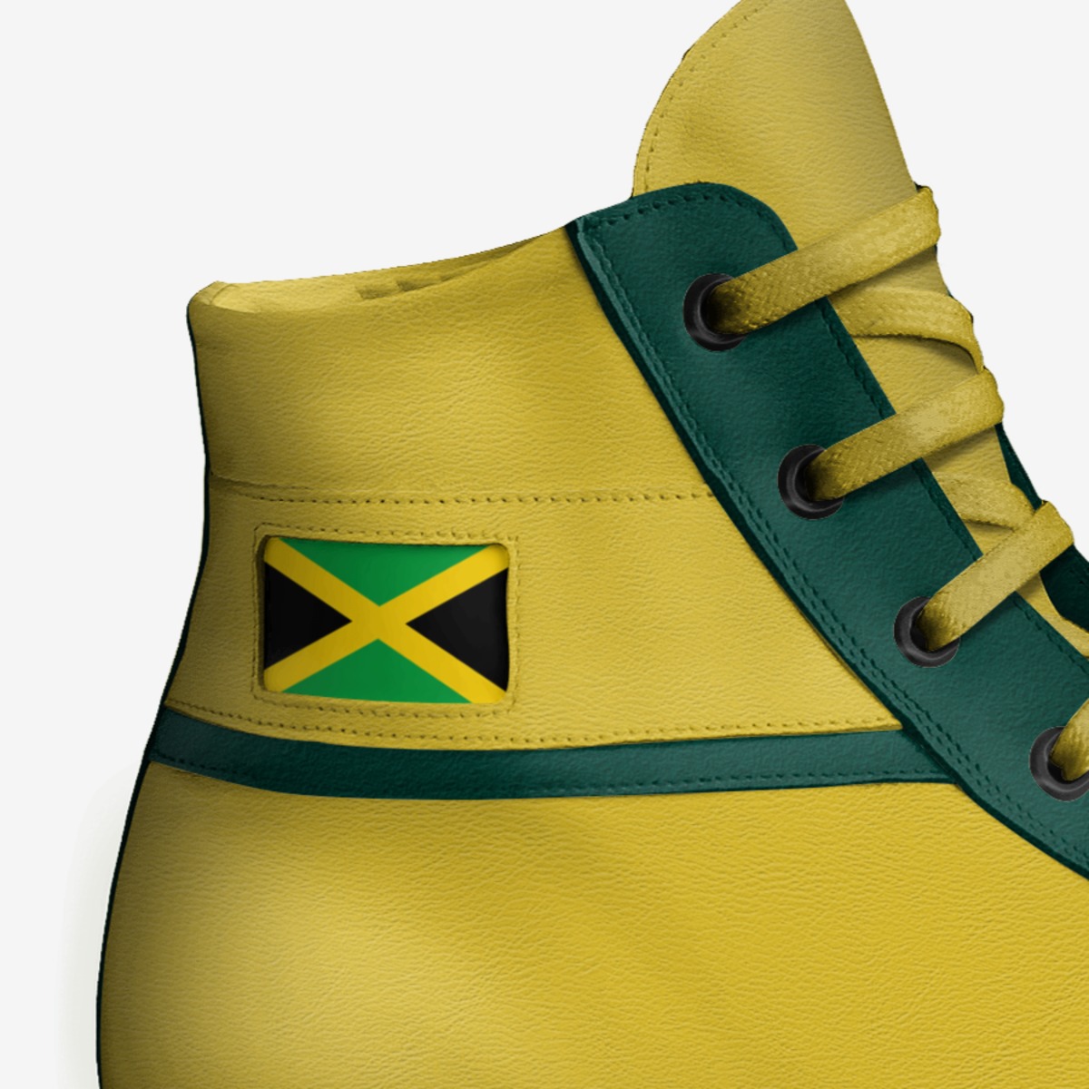 Jamaican Stylz custom made in Italy shoes by Natasha Robinson | Detail view