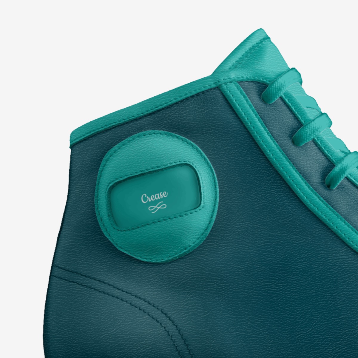 Crease custom made in Italy shoes by Quentin Adams | Detail view