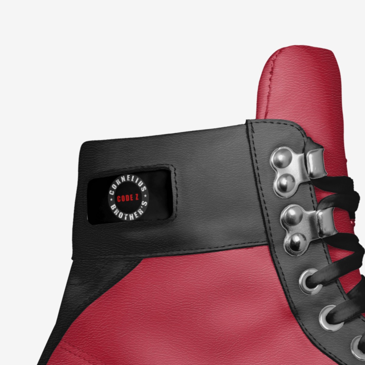 Code Red custom made in Italy shoes by Gregory Cornelius | Detail view