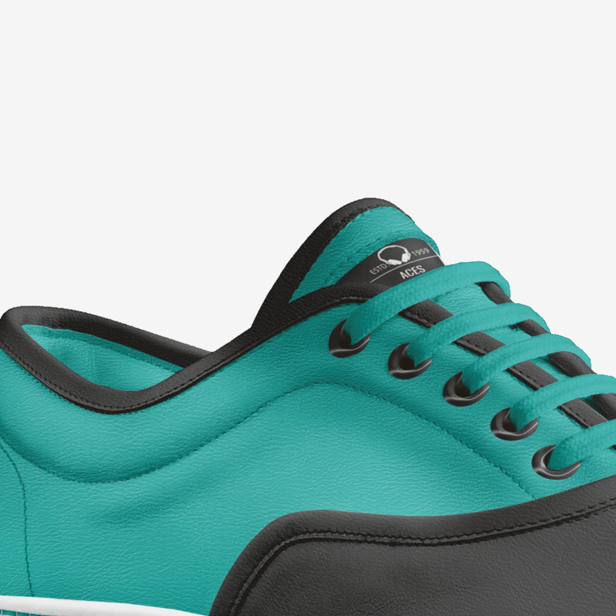 aces custom made in Italy shoes by Adin Gibson | Detail view