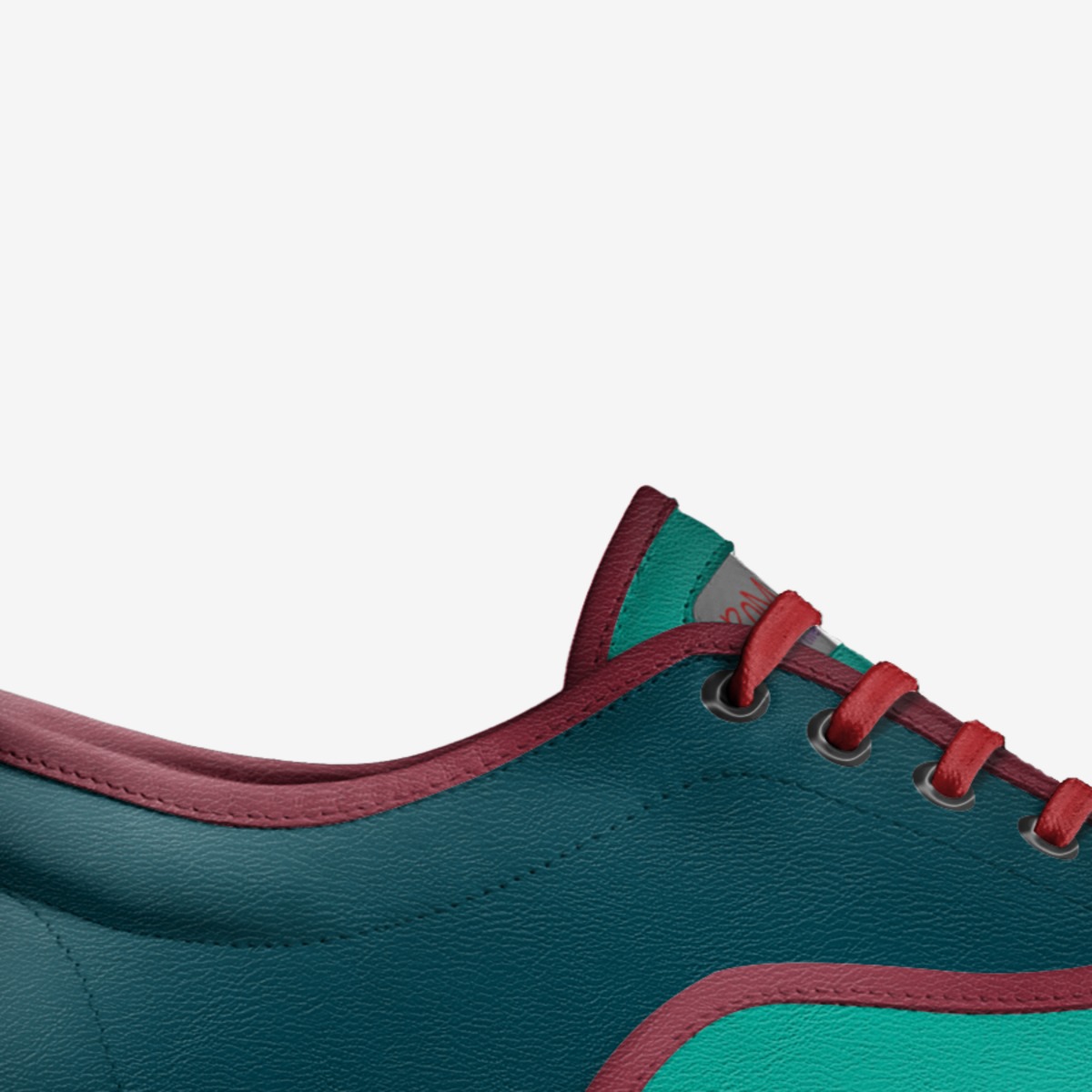 Romans custom made in Italy shoes by Chantel Head | Detail view