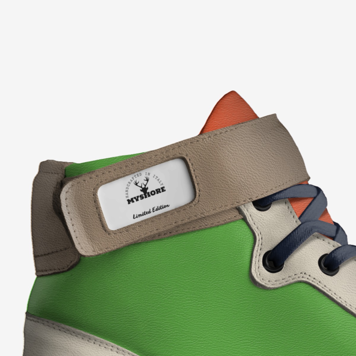 myshore custom made in Italy shoes by Jake Evans | Detail view