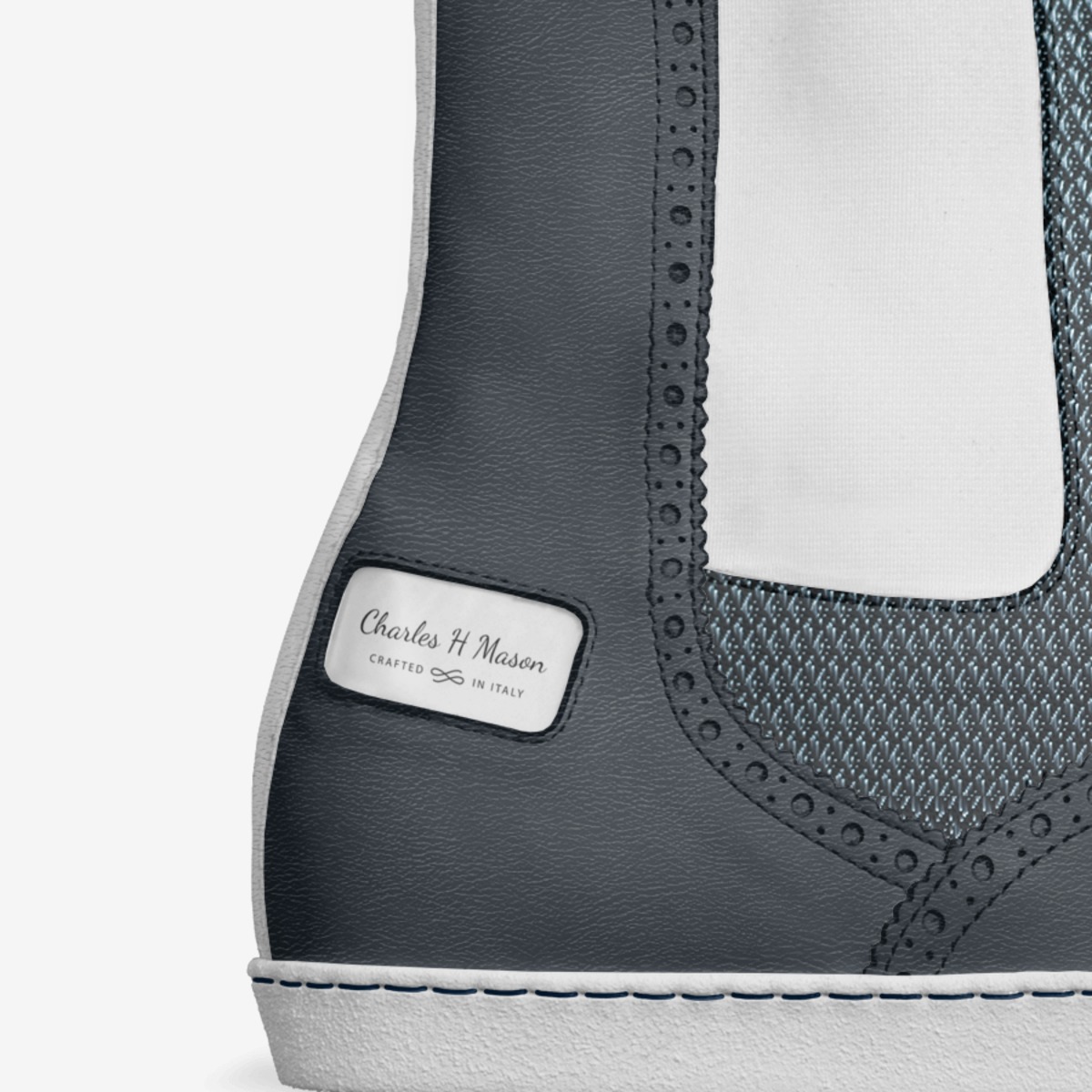 Charles H Mason custom made in Italy shoes by Sarastine Richey | Detail view