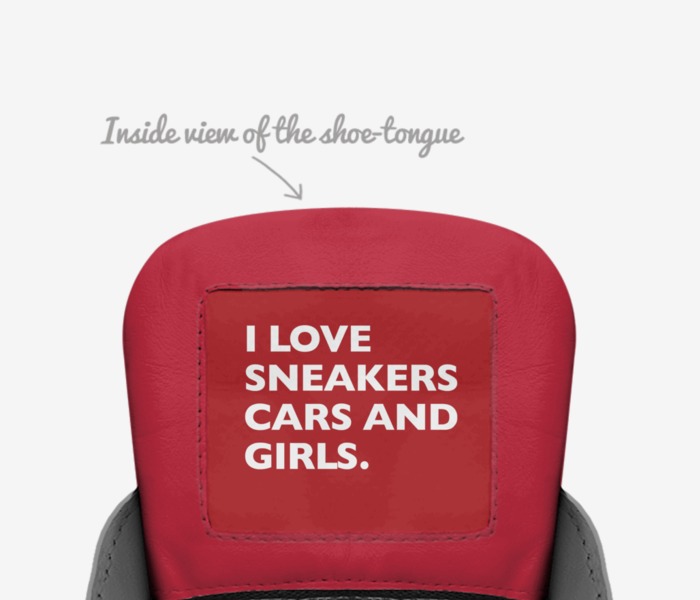T.I.C BIG JAK custom made in Italy shoes by Jadon Alexander Kytle | Tongue view