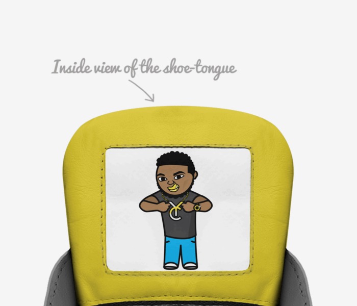 KYC's part 2 custom made in Italy shoes by Chad Mcwilliams | Tongue view