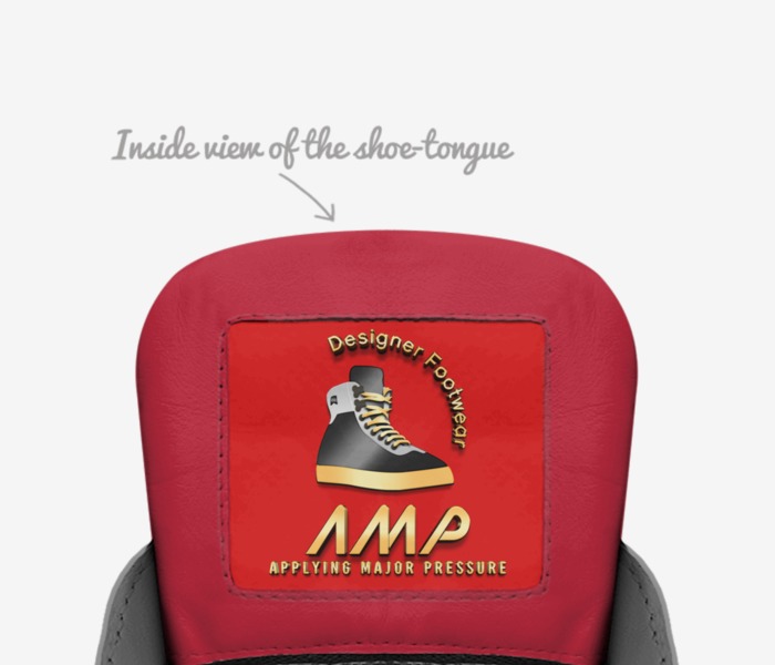 A.M.P. custom made in Italy shoes by 1080 P | Tongue view