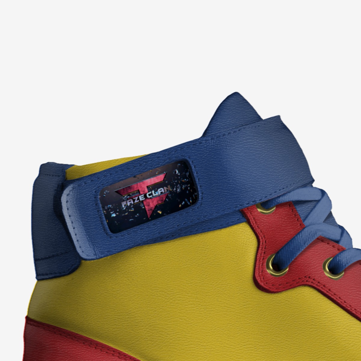 Faze Clan custom made in Italy shoes by Markel Hagan | Detail view