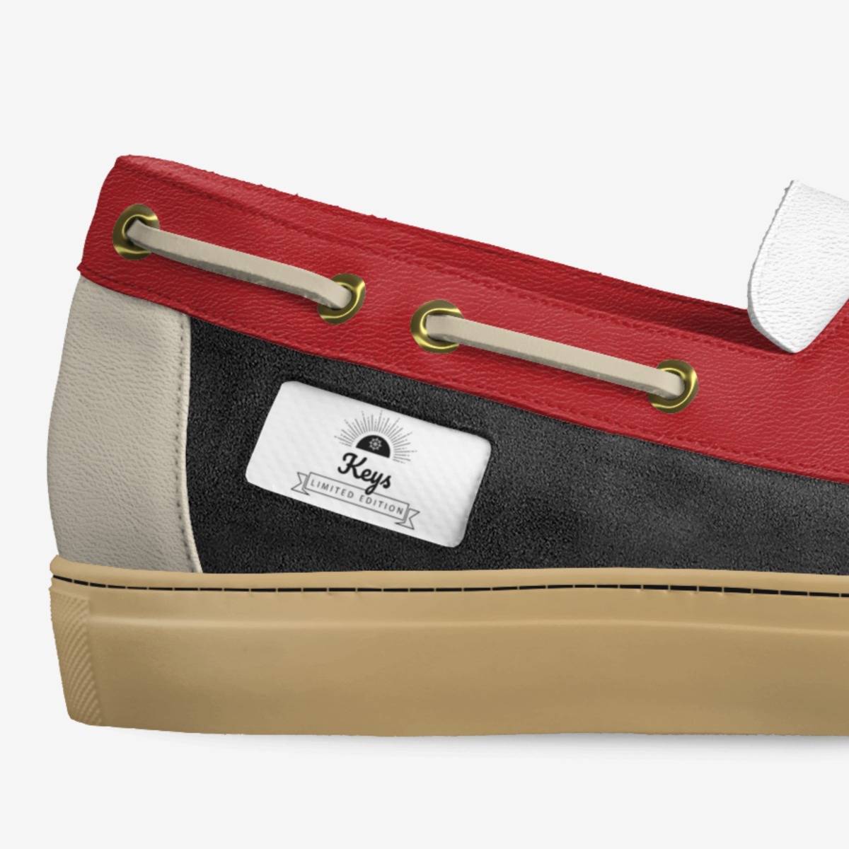 Keys custom made in Italy shoes by Keyshawn Coley | Detail view