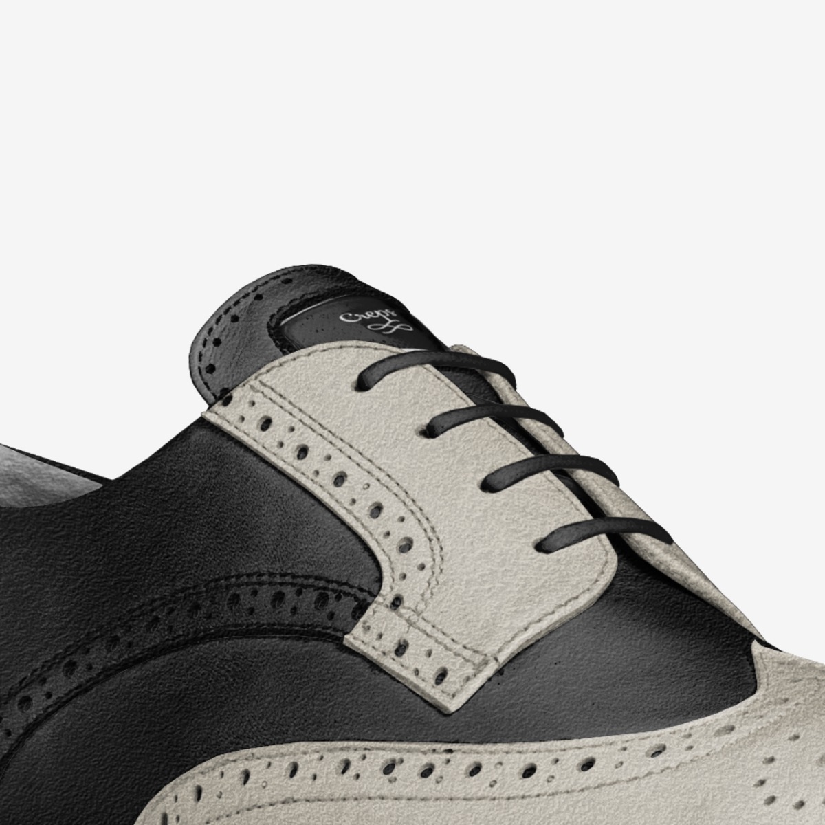 Creps custom made in Italy shoes by Garry Muller | Detail view
