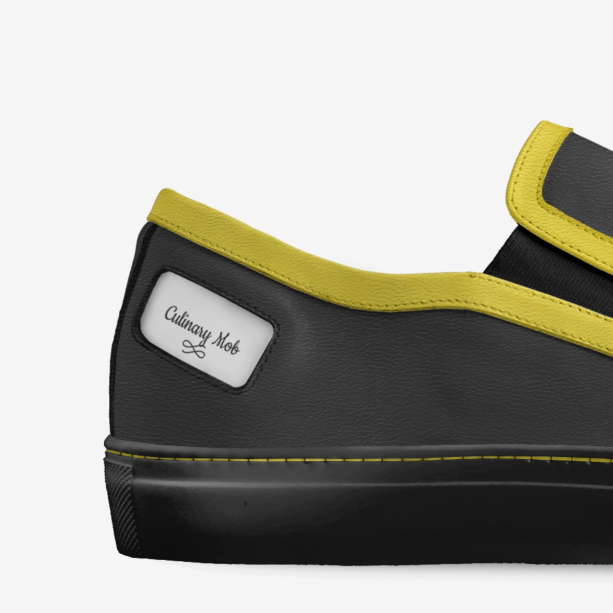 Culinary Mob custom made in Italy shoes by Barry Driggers | Detail view