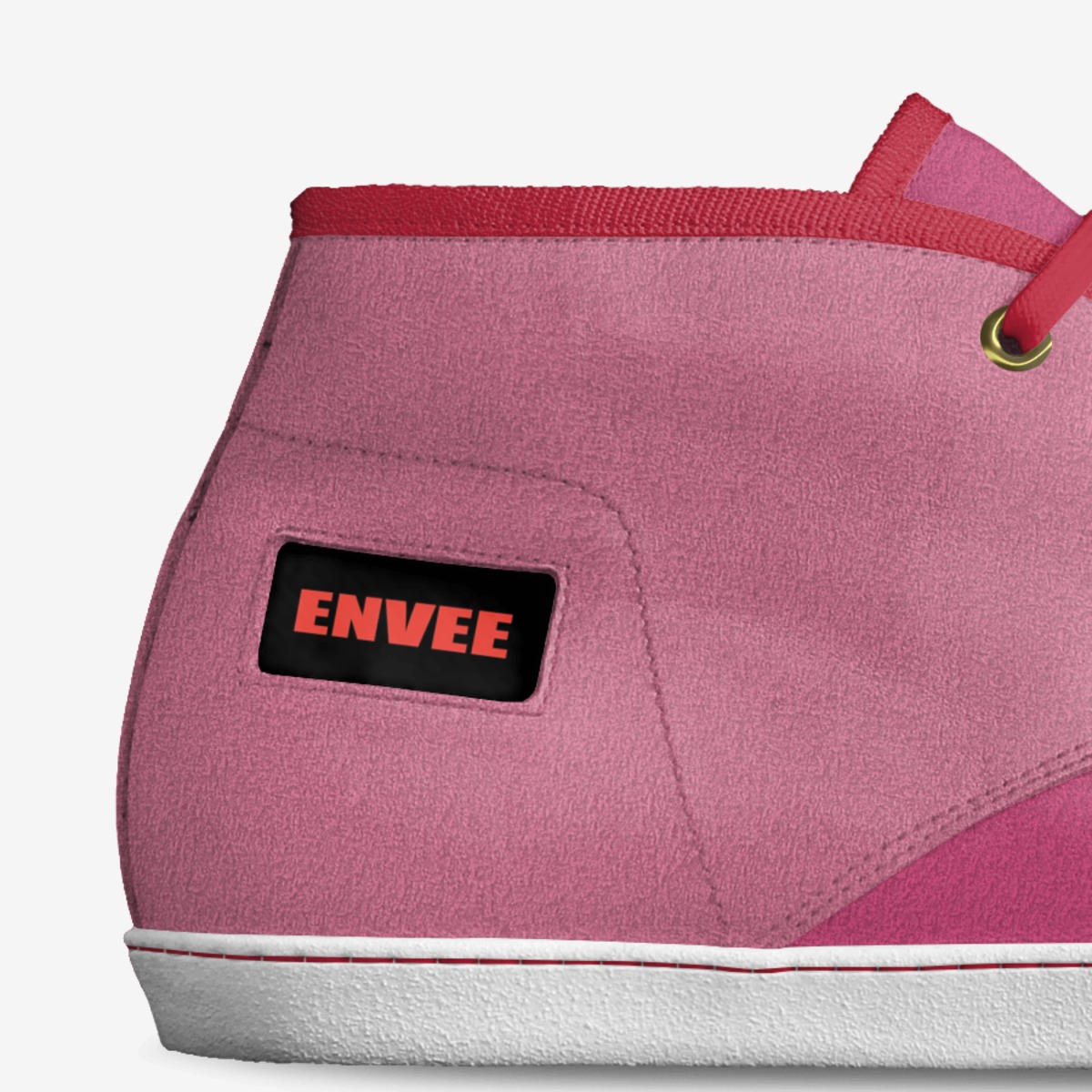 Pinky Fox custom made in Italy shoes by Putri Nordin | Detail view
