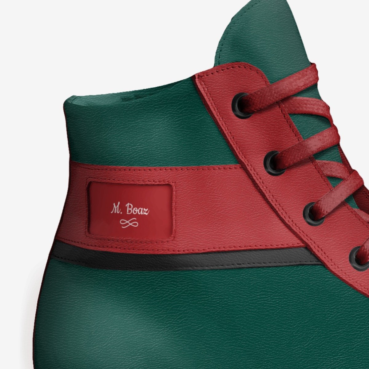 M. Boaz custom made in Italy shoes by Lashawn Butler | Detail view