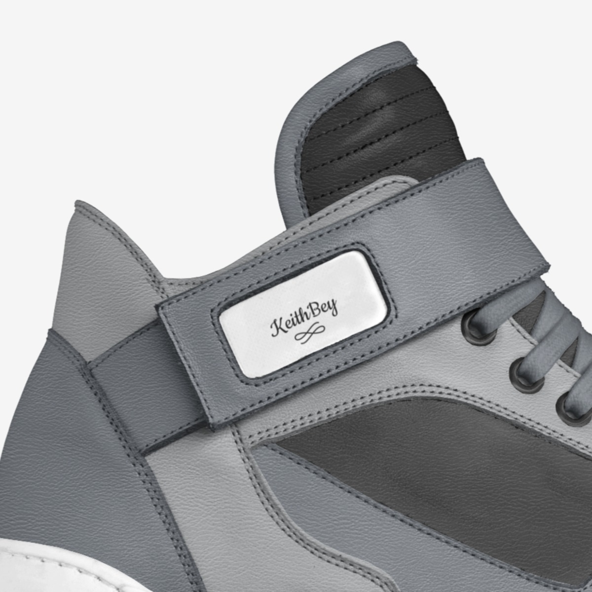 KeithBey custom made in Italy shoes by George Hill | Detail view