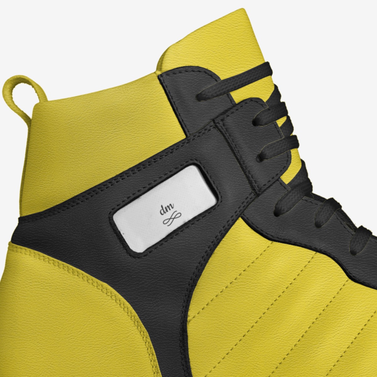 dm custom made in Italy shoes by Destiny Mcdonald | Detail view