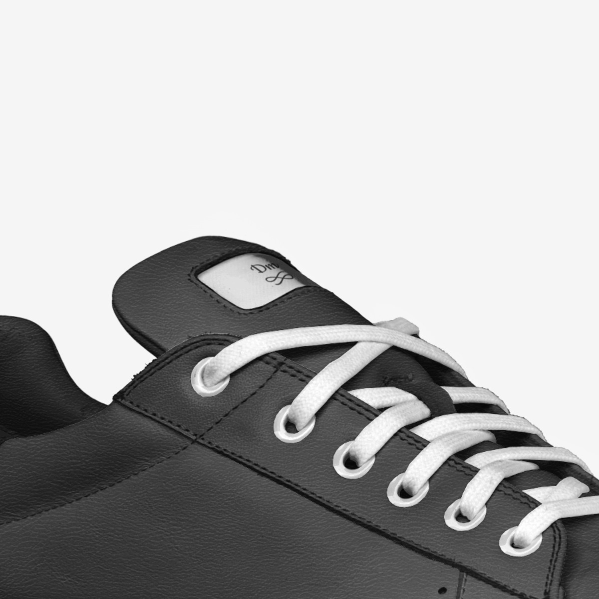 Dm custom made in Italy shoes by Destiny Mcdonald | Detail view
