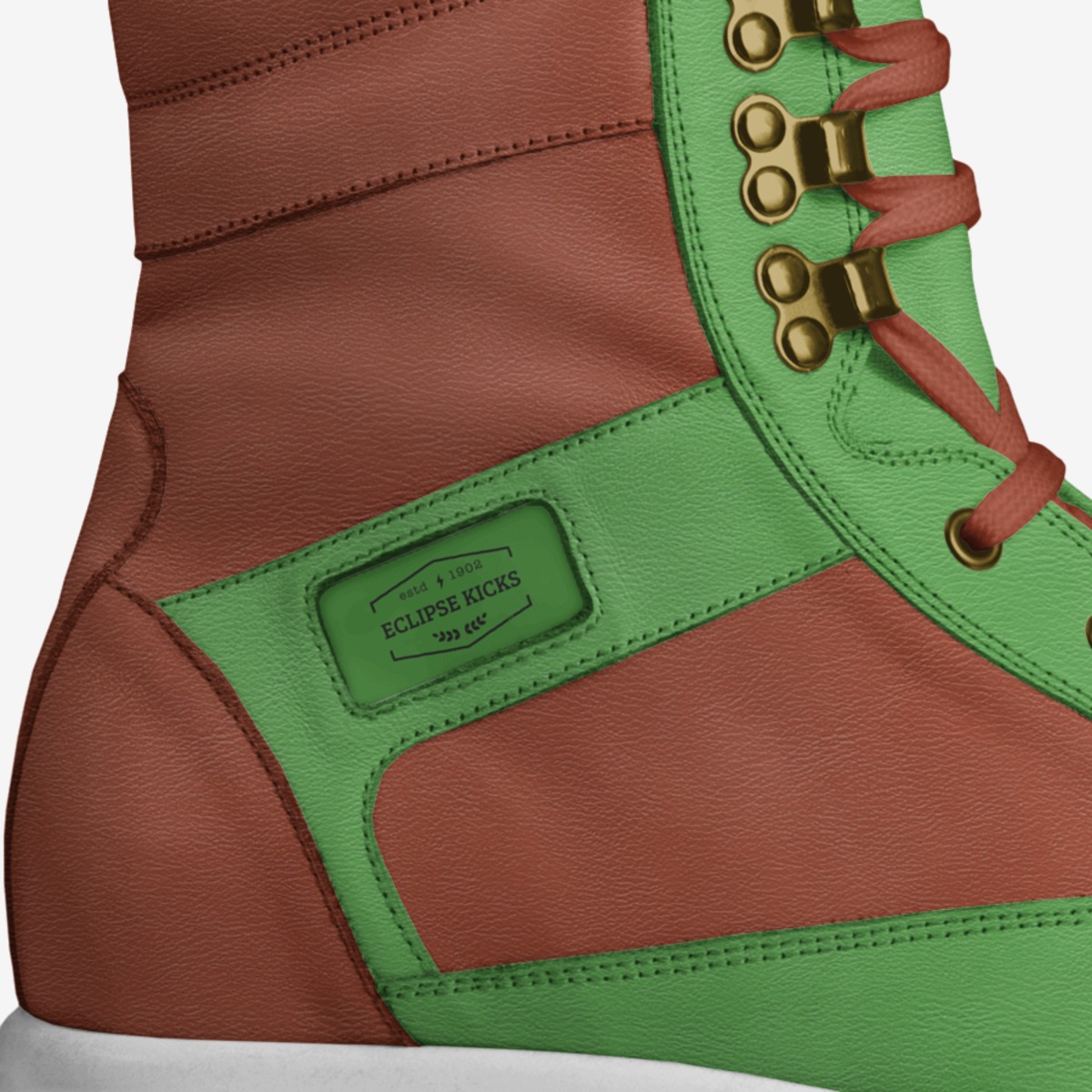 Eclipse kicks custom made in Italy shoes by Carlos Bangalan | Detail view