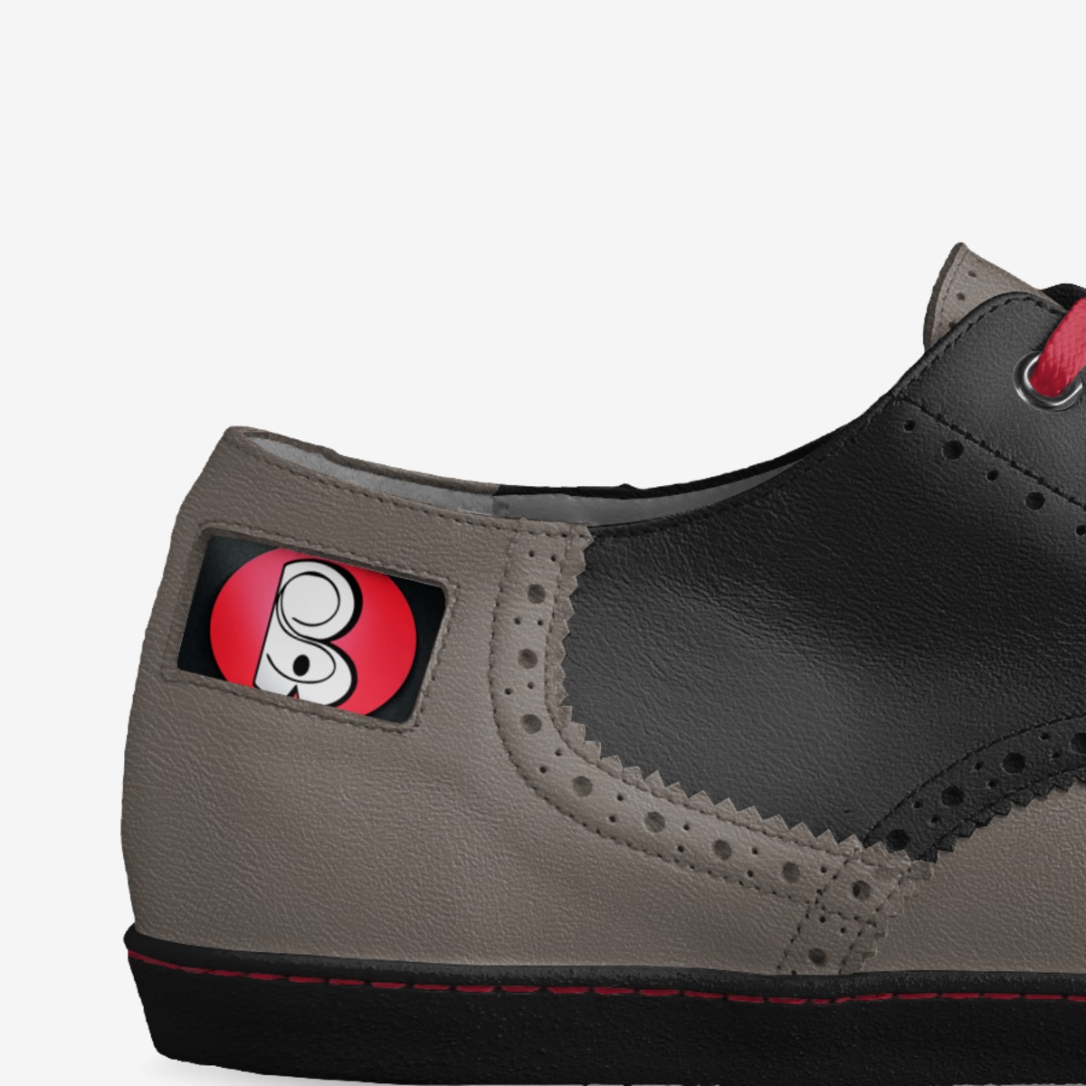 S.O.A.B. Cazzy custom made in Italy shoes by Chris Tyrell | Detail view