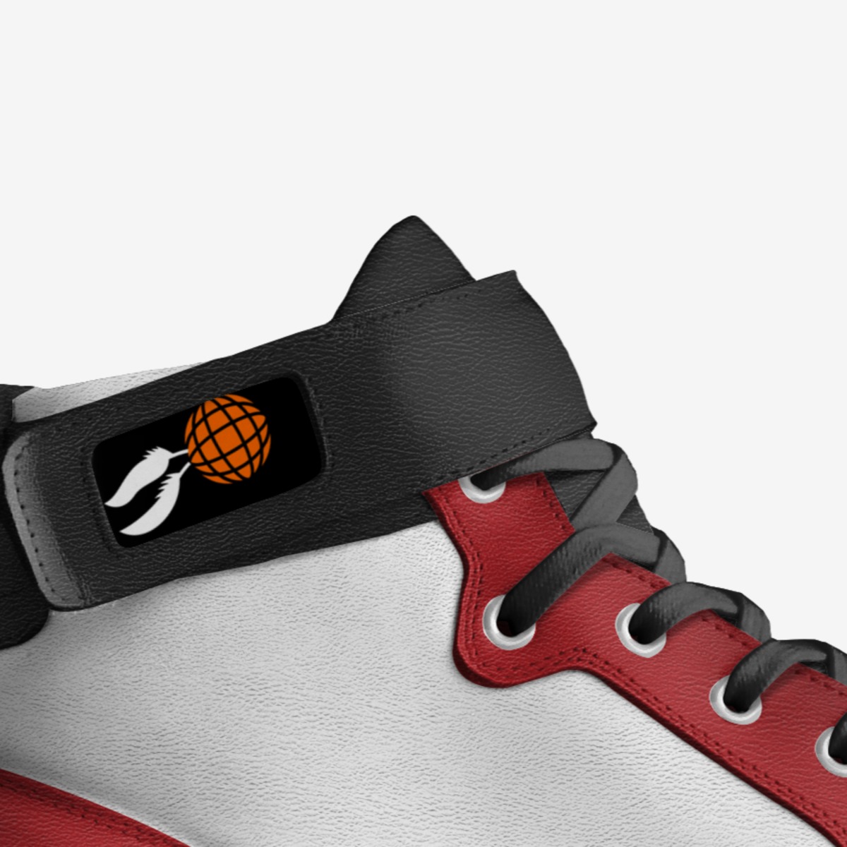 Angel Hoops custom made in Italy shoes by Jonah Angelo | Detail view
