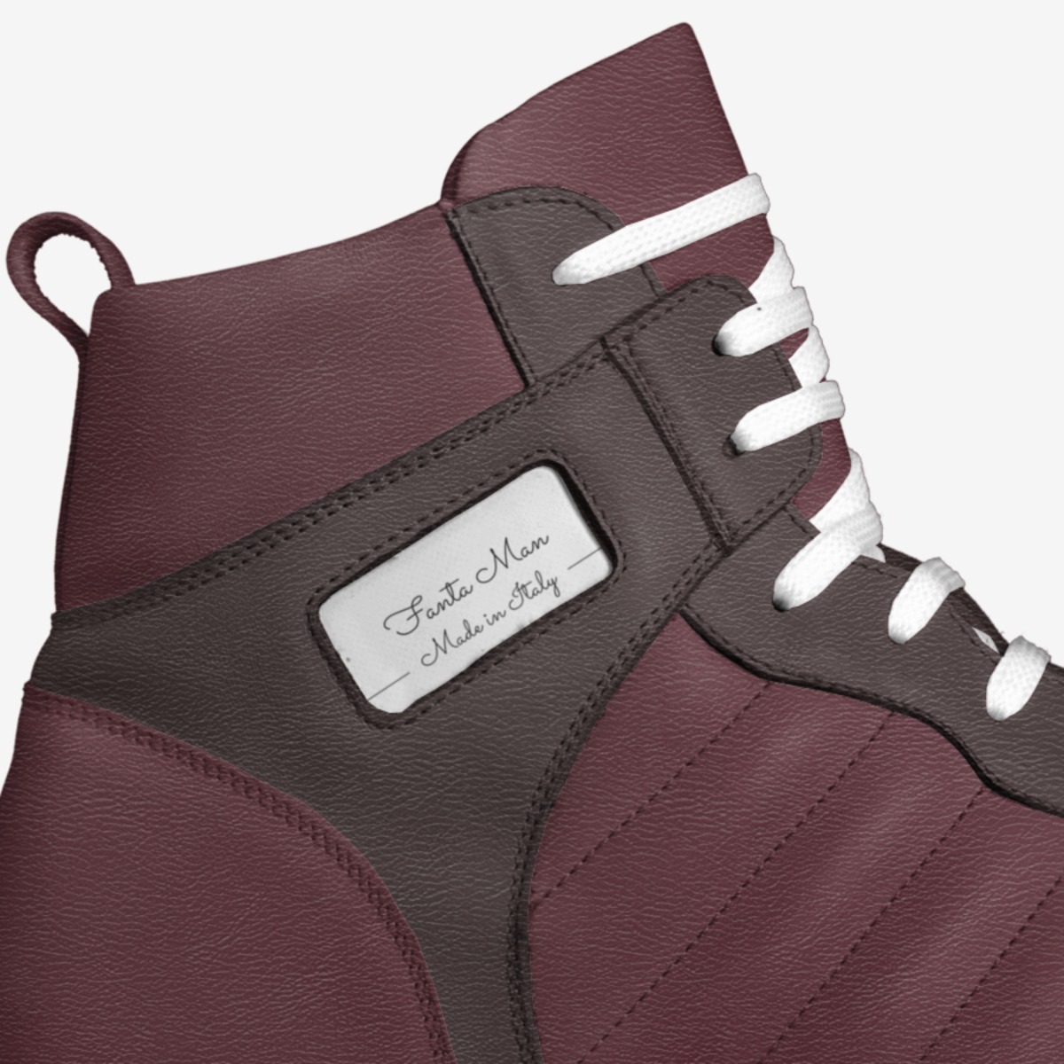 Fanta Man custom made in Italy shoes by London Williams | Detail view