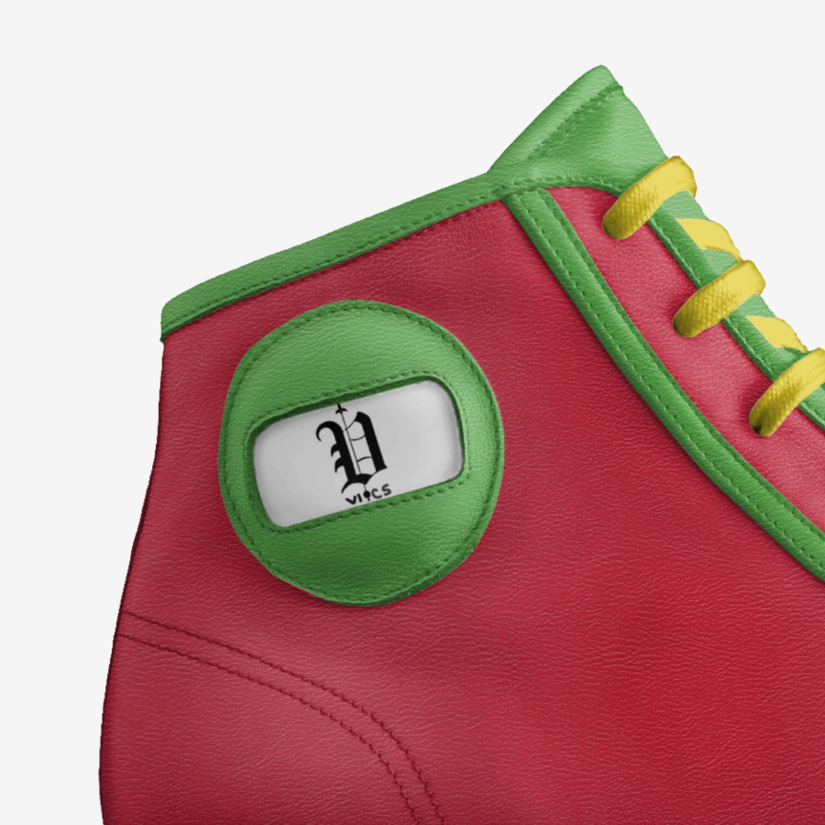 Vics christmas custom made in Italy shoes by Brayden Murphy | Detail view