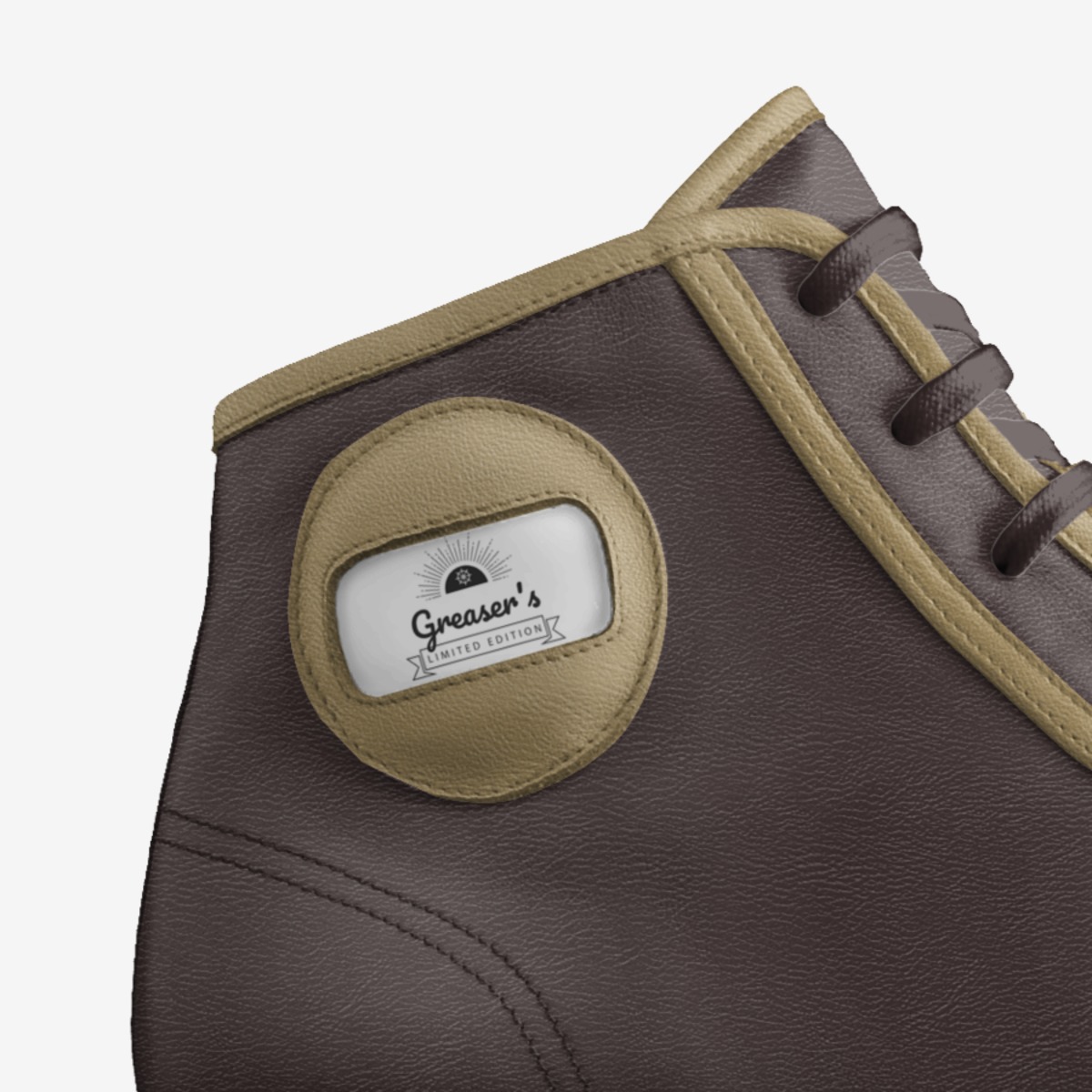 Greaser's custom made in Italy shoes by Jenesis | Detail view