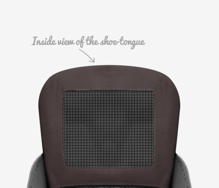 Greaser's custom made in Italy shoes by Jenesis | Tongue view