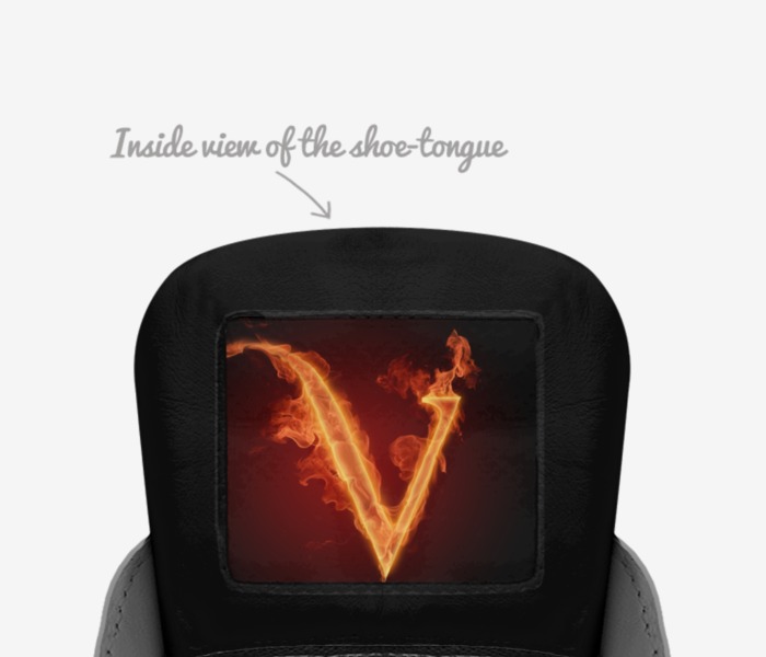 VS custom made in Italy shoes by Vedin | Tongue view