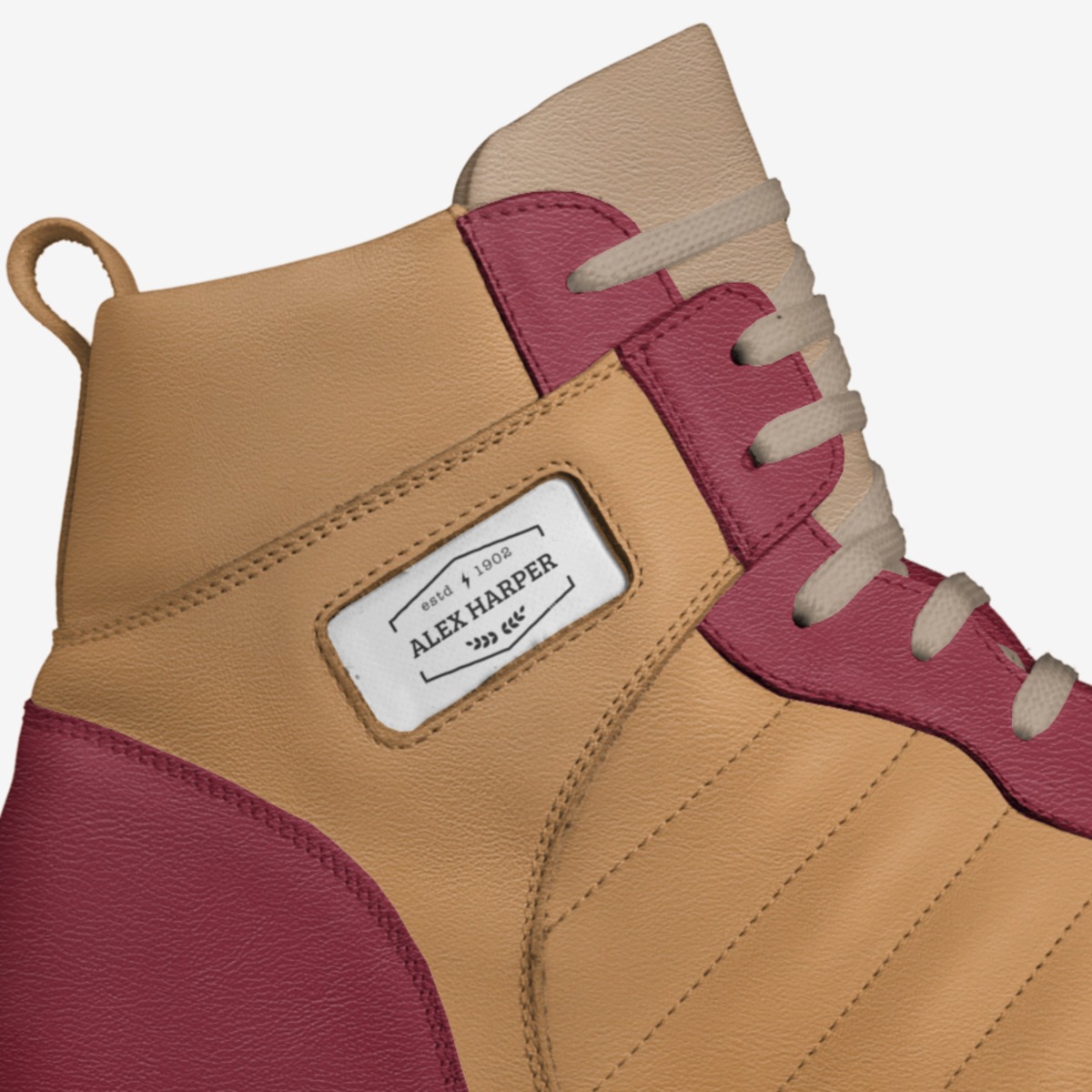 Galaxy Flights custom made in Italy shoes by Alex Harper | Detail view